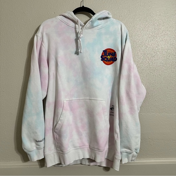Mitchell & Ness Space Jam A New Legacy Tune Squad Retro Tie Dye Hoodie - Picture 1 of 10